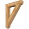 Ekena Millwork Traditional Arts & Crafts Rough Sawn Bracket, Western Red Cedar, 6"W x 38"D x 44"H BKT06X38X44TRA03RWR - alternate 1